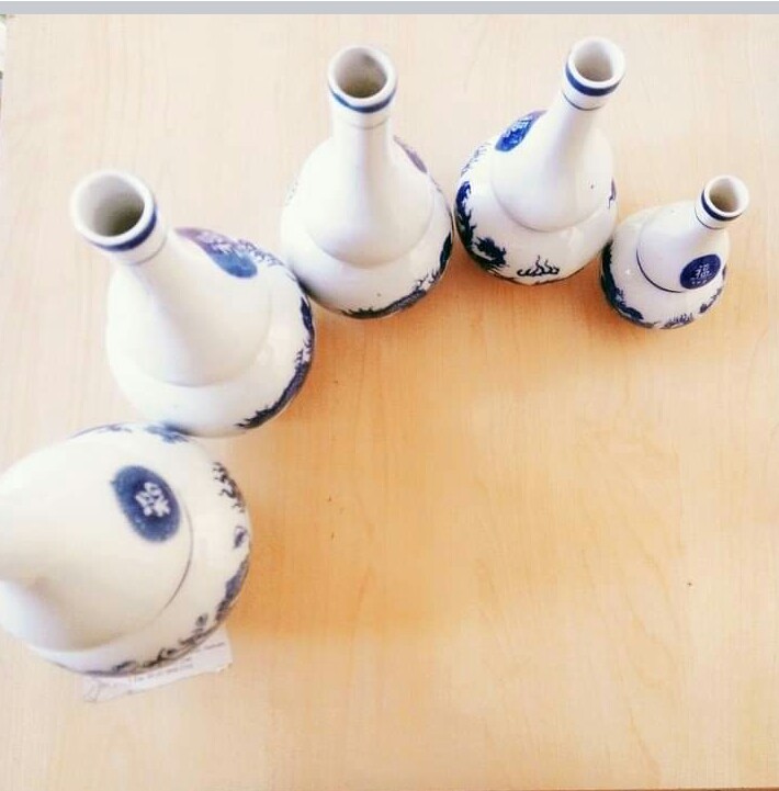 Hồ lô gốm sứ, thờ cúng.
