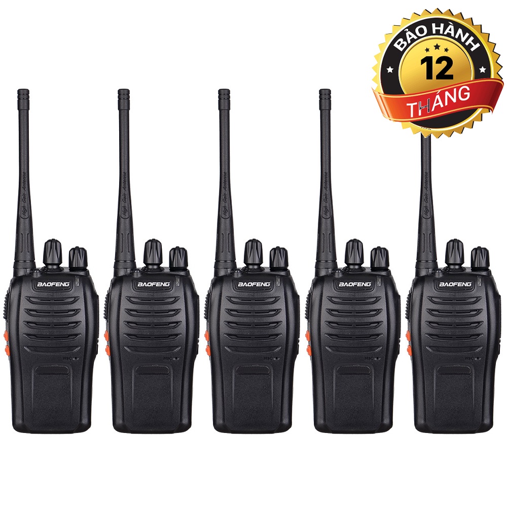 Bộ 05 Bộ đàm Baofeng BF888S - BH:12 Tháng