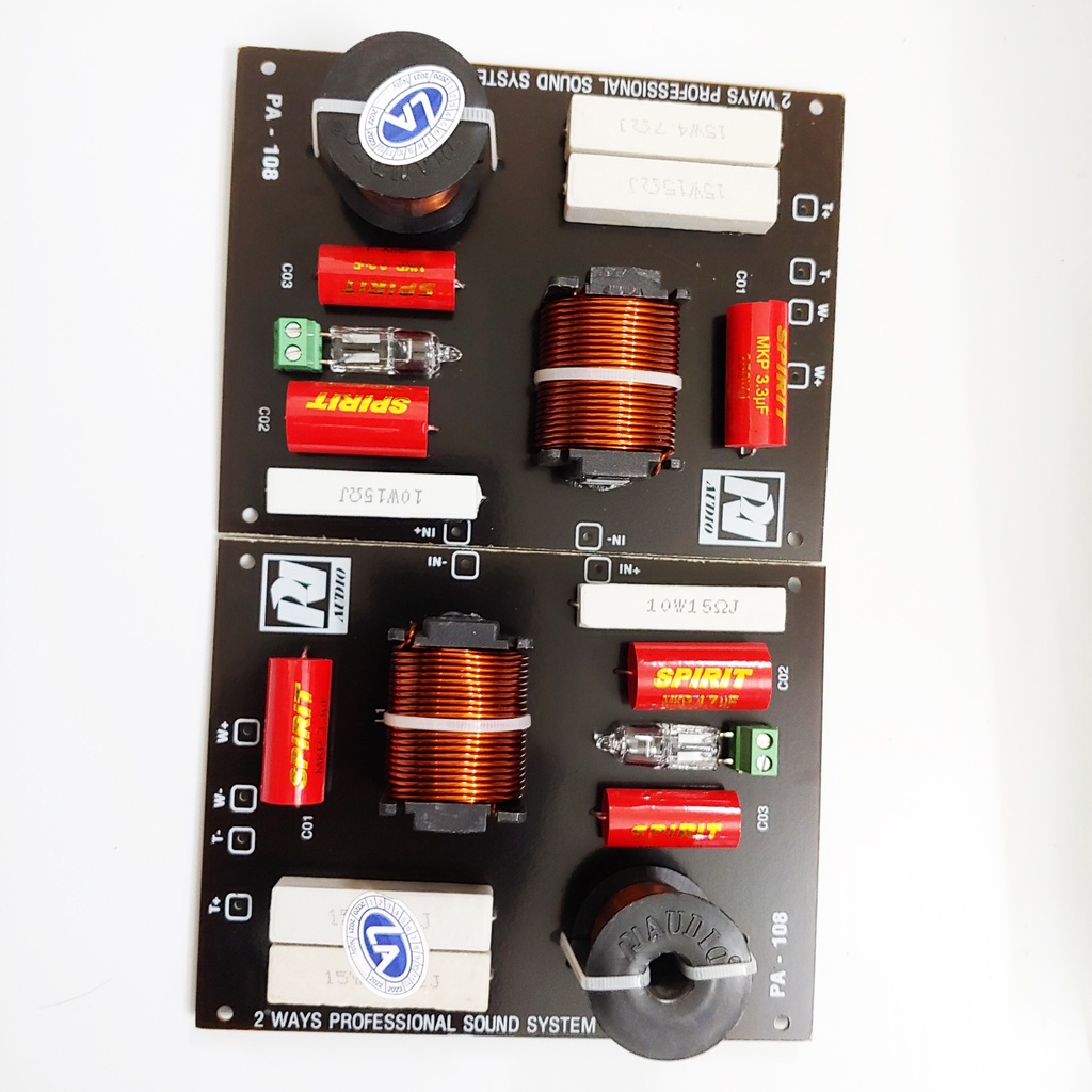 Phân tần loa 1 bass 1 Treble (1 cặp) PT108 2W