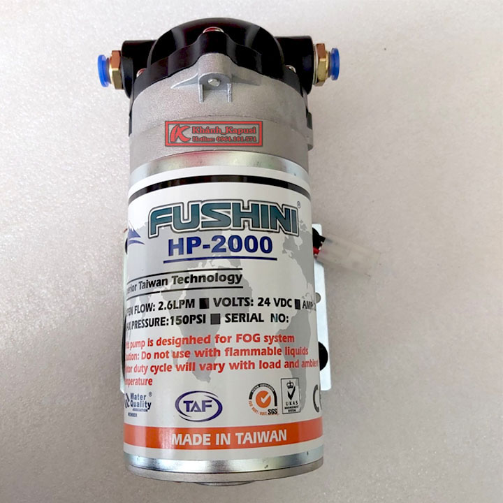 Máy phun sương 15 béc nguồn 24v