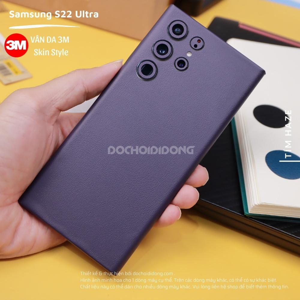 Miếng dán skin 3m vân da các dòng samsung note 8 note 9 note 10 note 20 plus ultra 5g