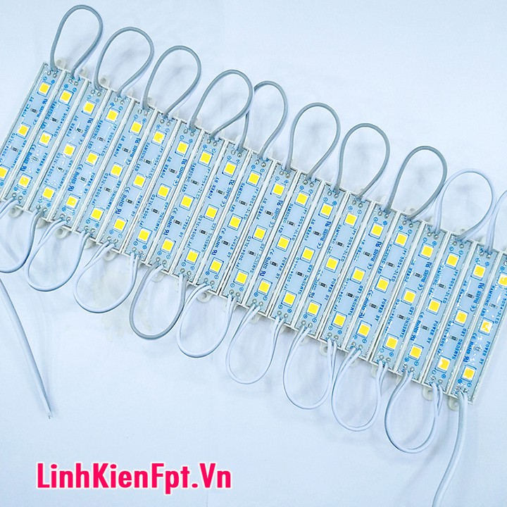 Led hắt siêu sáng vàng _dây 20 thanh