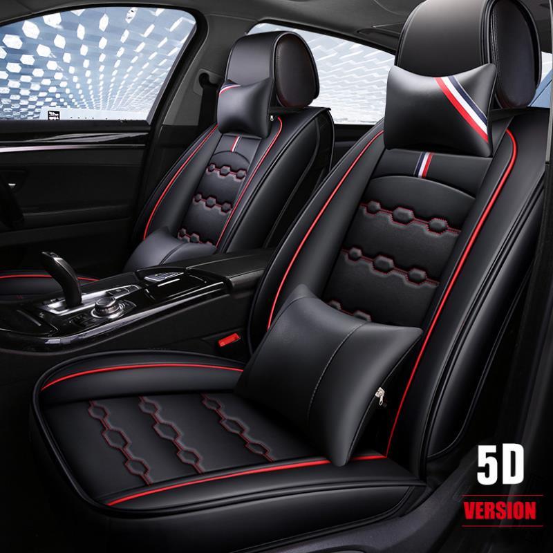 5D Car seat covers, Car seat covers, 5D A28 leather seats 5 seats, 4 - 5 seater car seats