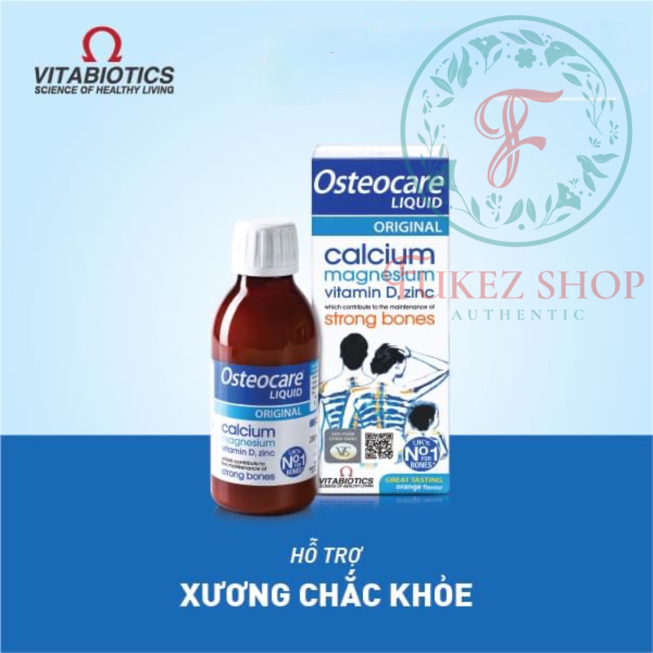 Canxi dạng nước Osteocare Liquid 200ML - Bill Anh