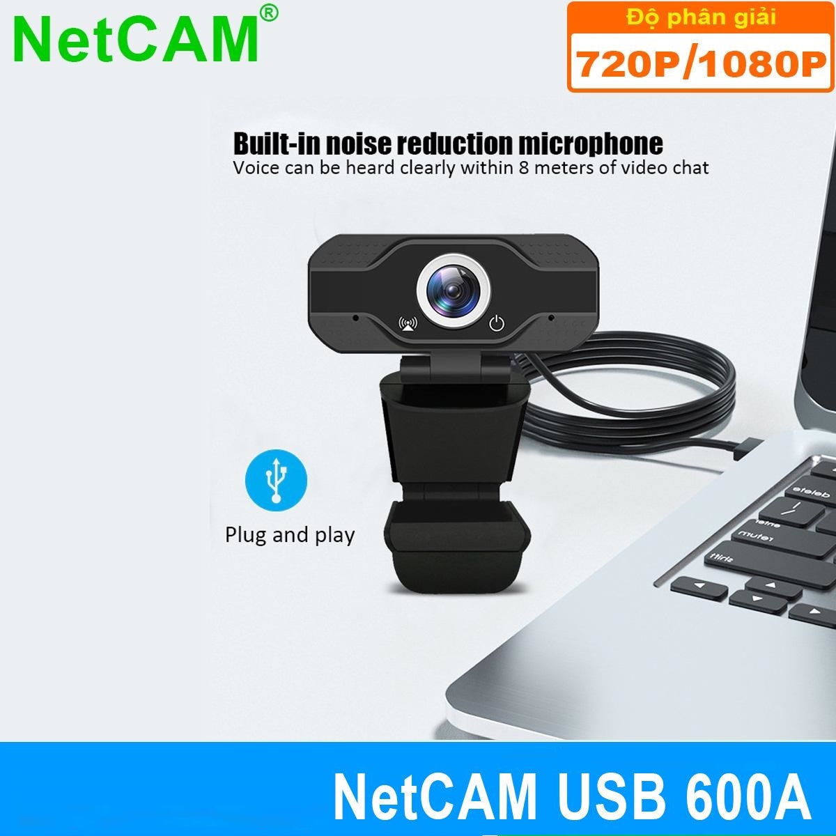 Webcam Netcam USB 600A, 720P Resolution - Official Distributor