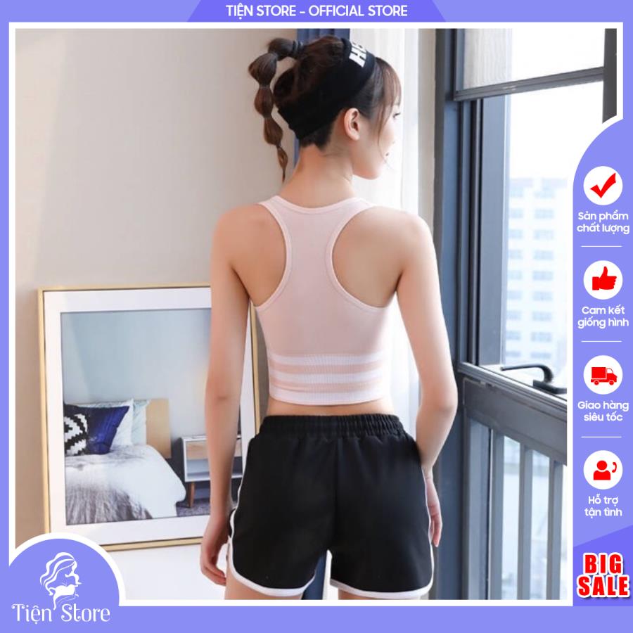 Áo bra, croptop Hàn siêu co giãn, thời trang Hàn 999