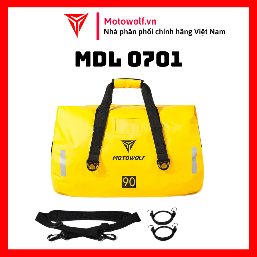 Túi Du Lịch Motowolf 90L 0701 - Có kèm Dây Ràng