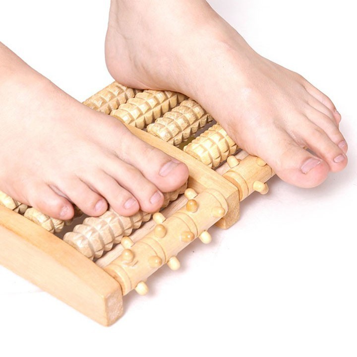 Bàn Lăn Chân Gỗ Massage