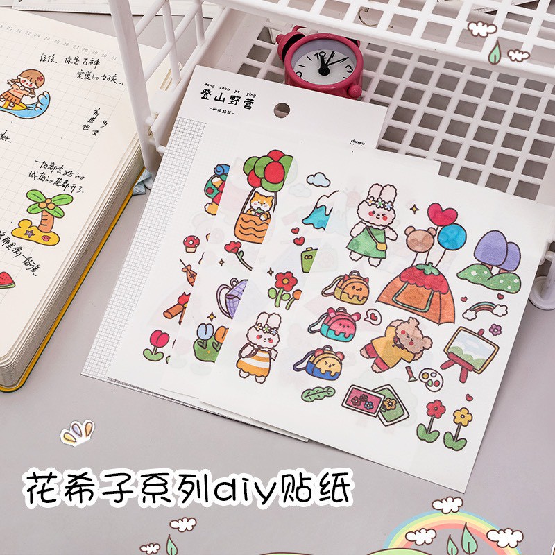 Sticker mẫu mới nhất 2021 siêu dễ thương (set 4 tờ) - MiuSua