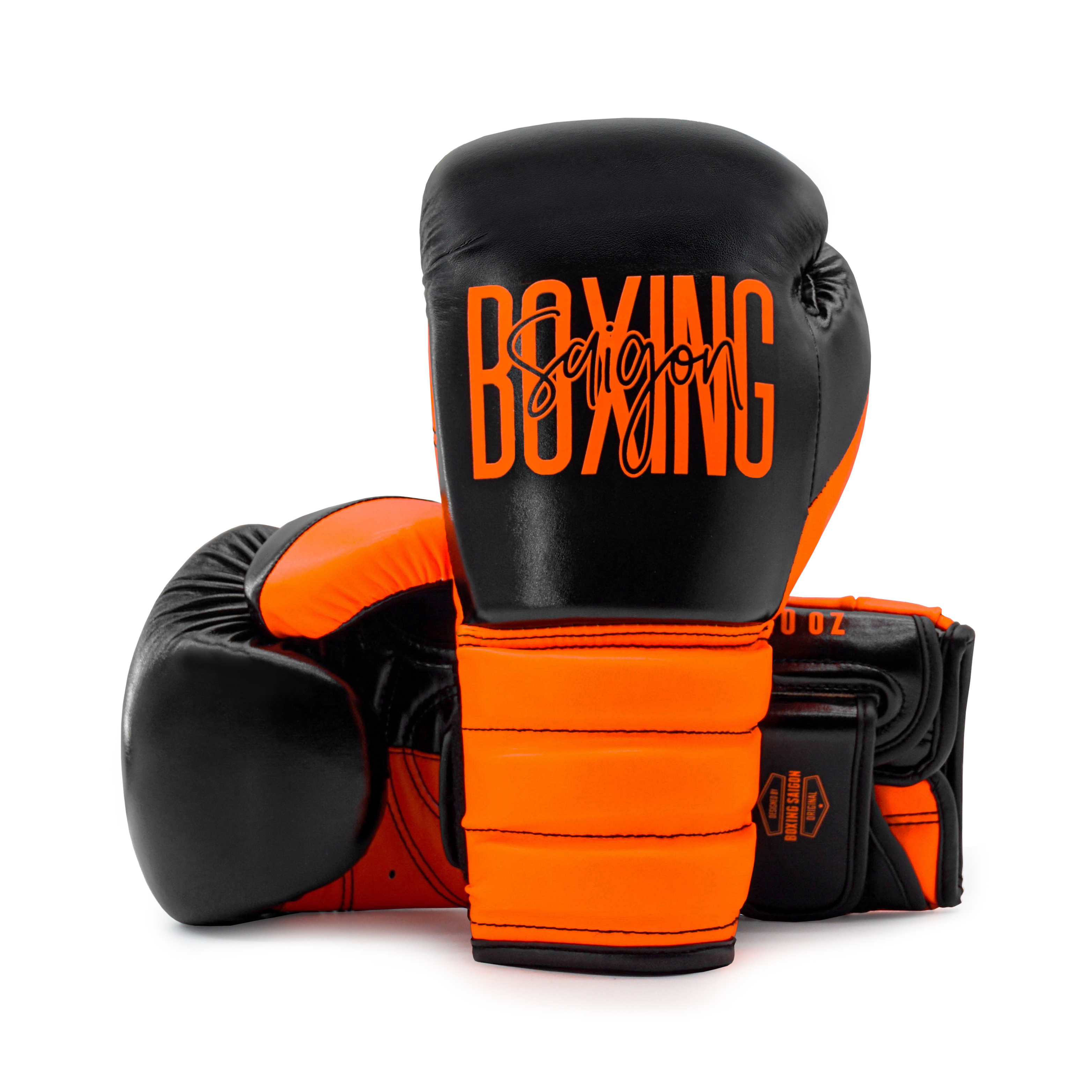 Găng Tay Boxing Saigon Inspire 2.0 - Black/Orange