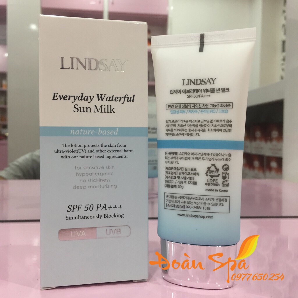 Kem chống nắng LINDSAY - SPF 50+