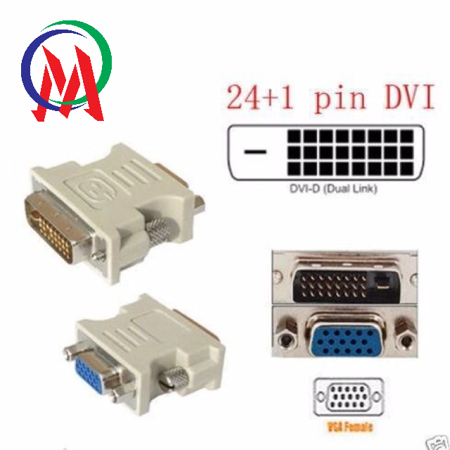 [HCM]ĐẦU CHUYỂN DVI RA VGA 24+5