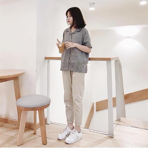 [HCM]Quần kaki nữ cạp chun CHU1612
