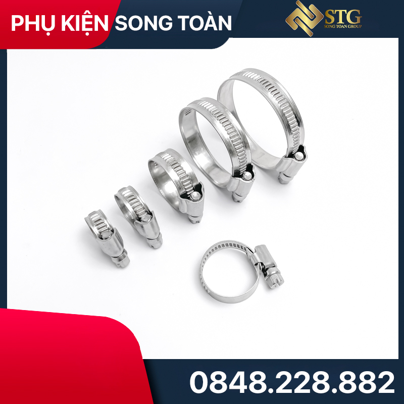 304 Stainless Steel Goat Neck, 304 Stainless Steel Screwed Pipe Clamp