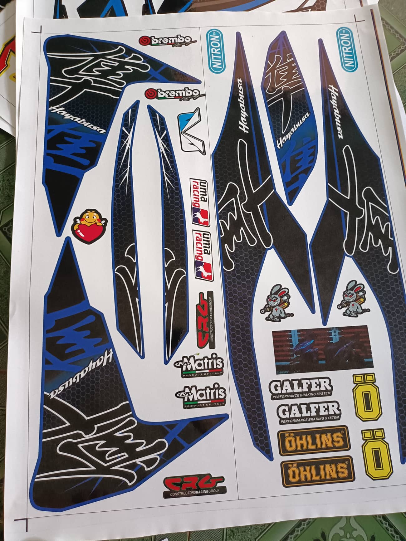 Tem rời vario hayabusa