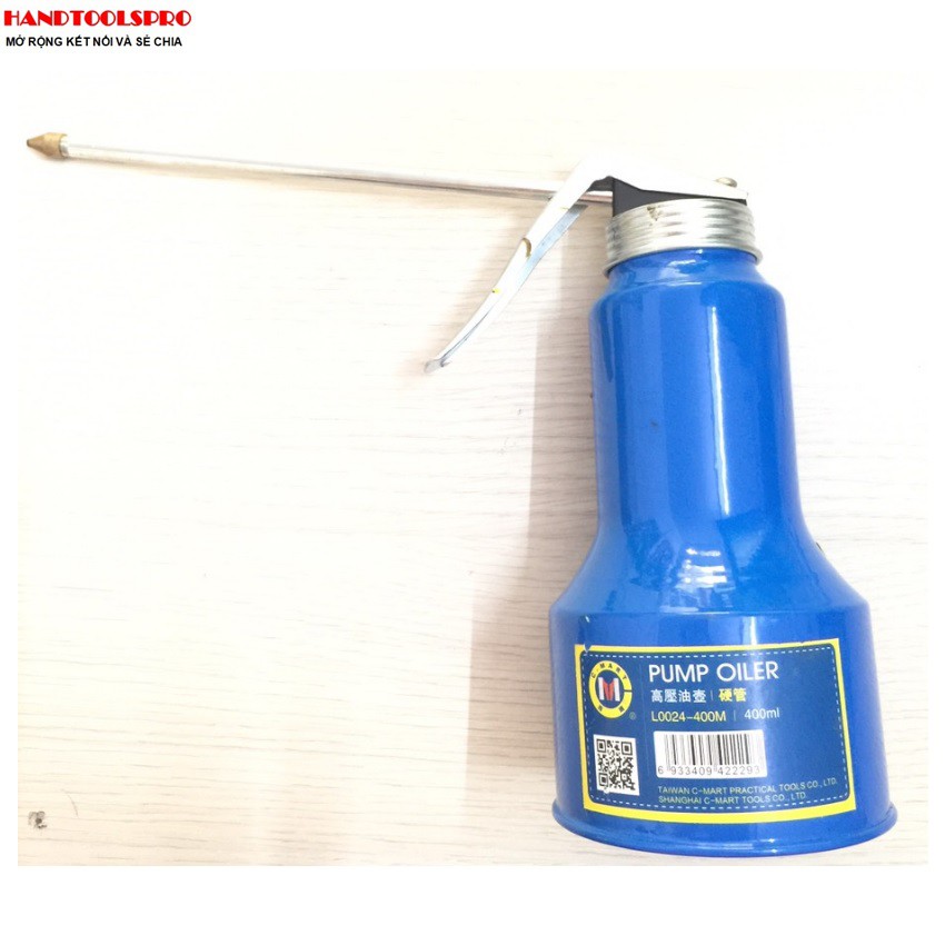 400ml bình bơm nhớt ống sắt l0024-400m c-mart