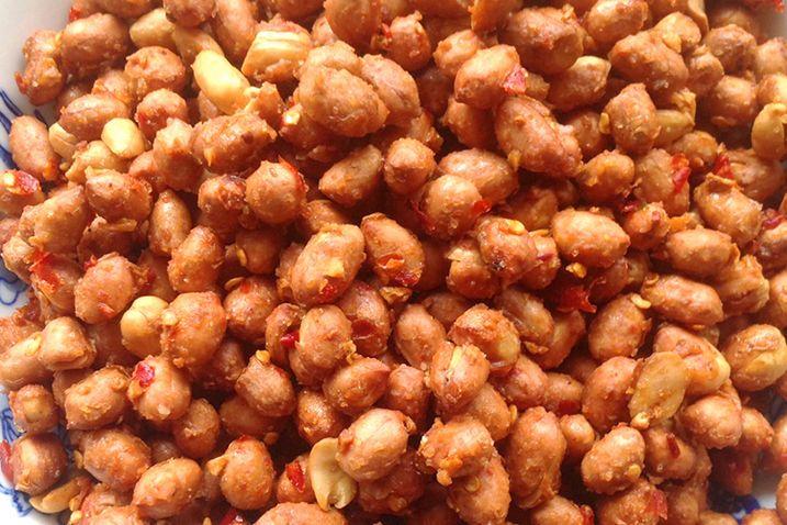 Đậu rang tỏi ớt lý sơn loại 450gr