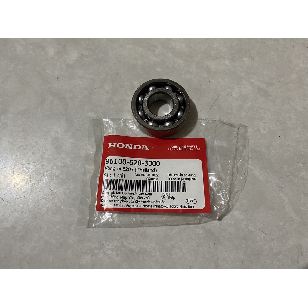 Vòng bi 6203 không nắp Honda