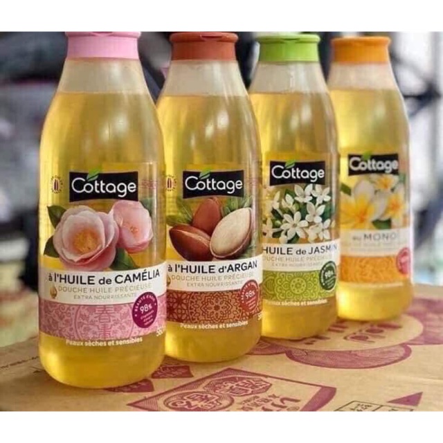 Sữa tắm cottage 560ml made in France