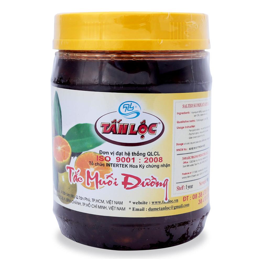 Tắc muối đường Tấn Lộc 900g