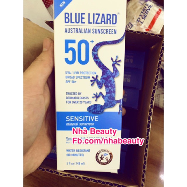 [Mẫu mới SPF 50] Kem chống nắng Blue Lizard SPF 30+ 147ml
