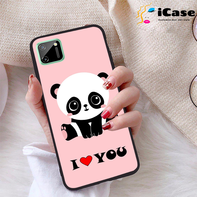 Ốp lưng Realme C11 viền dẻo TPU BST Panda