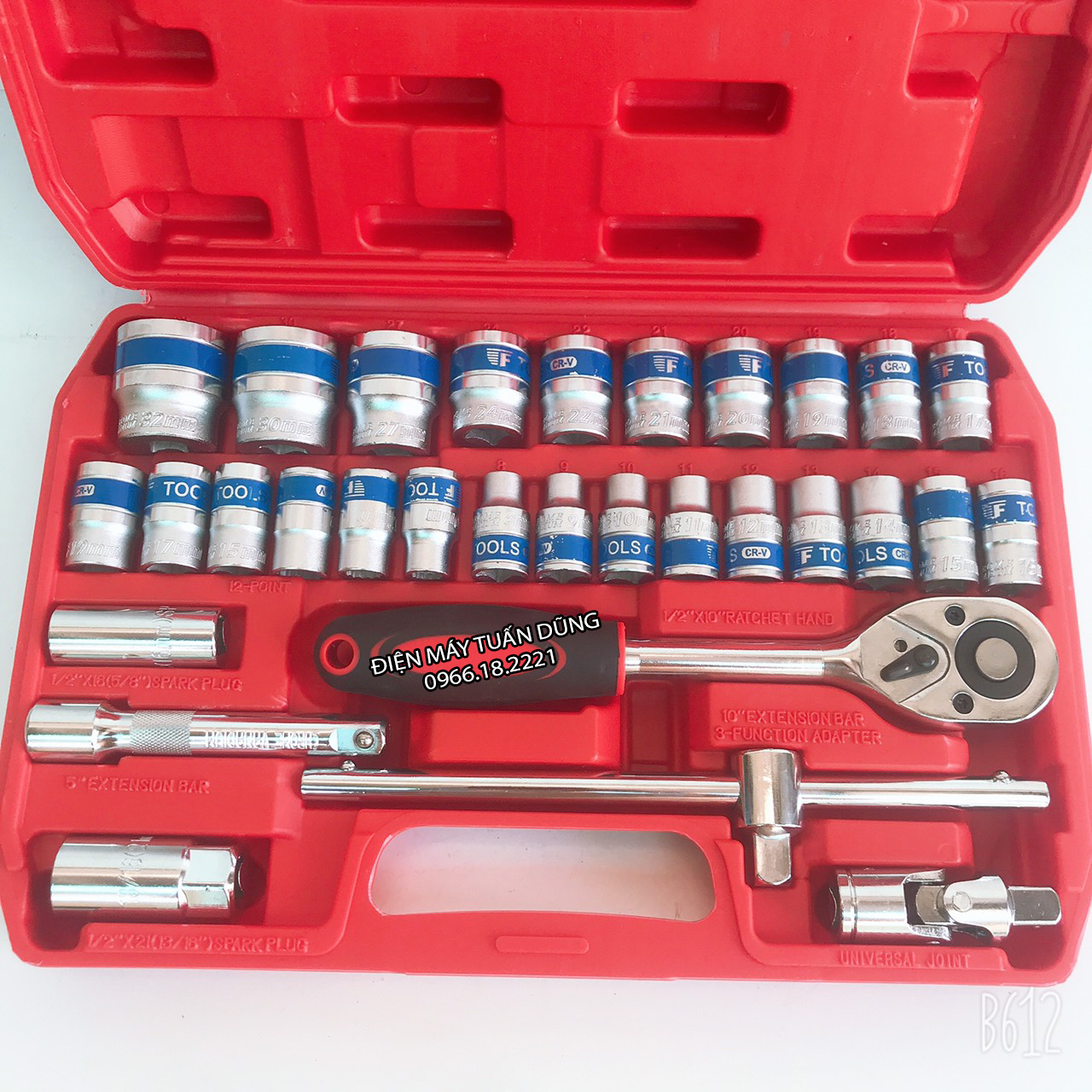 Bộ khẩu mở siết ốc 32 chi tiết