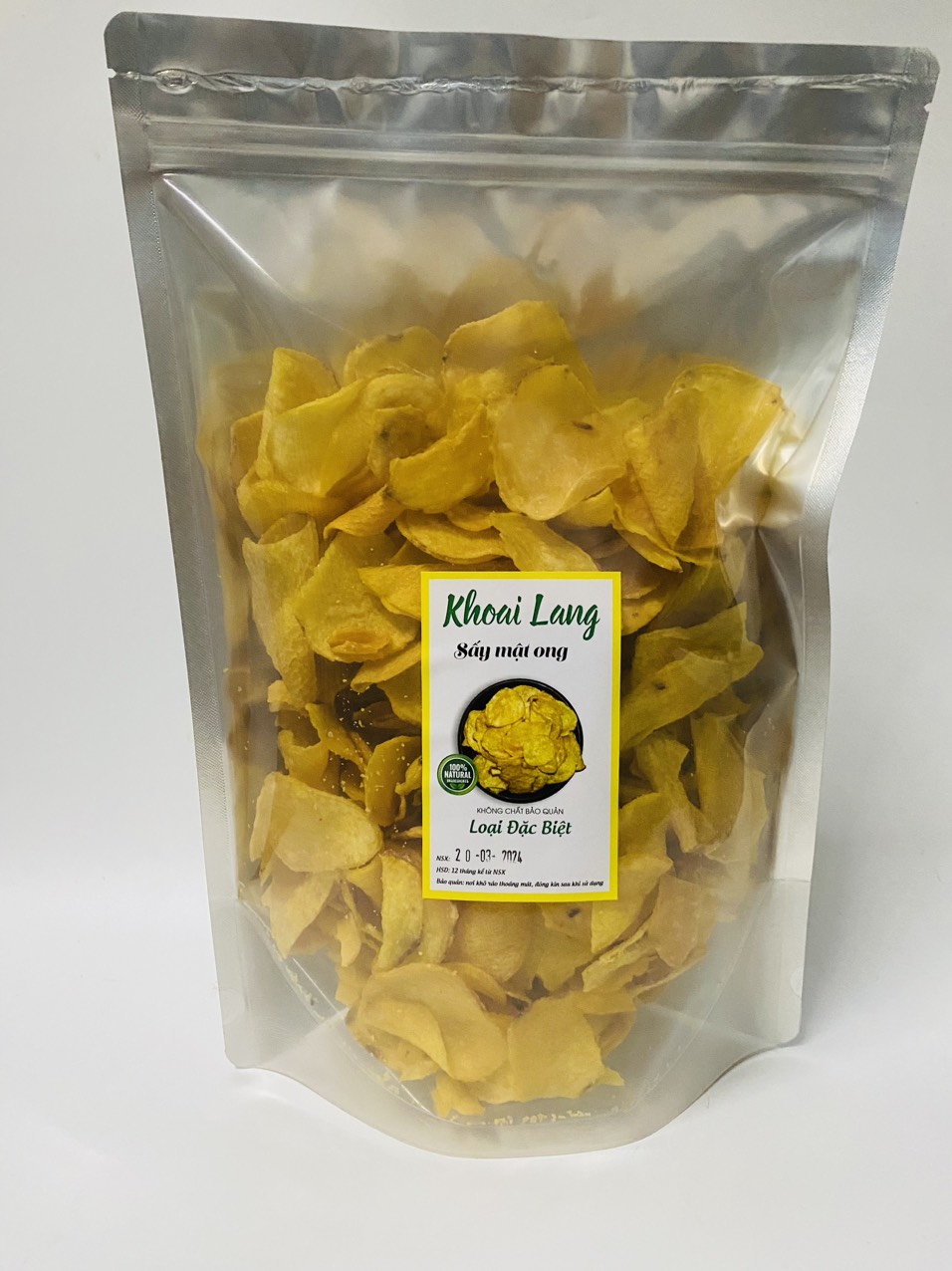 Khoai lang vàng sấy mật ong 500g