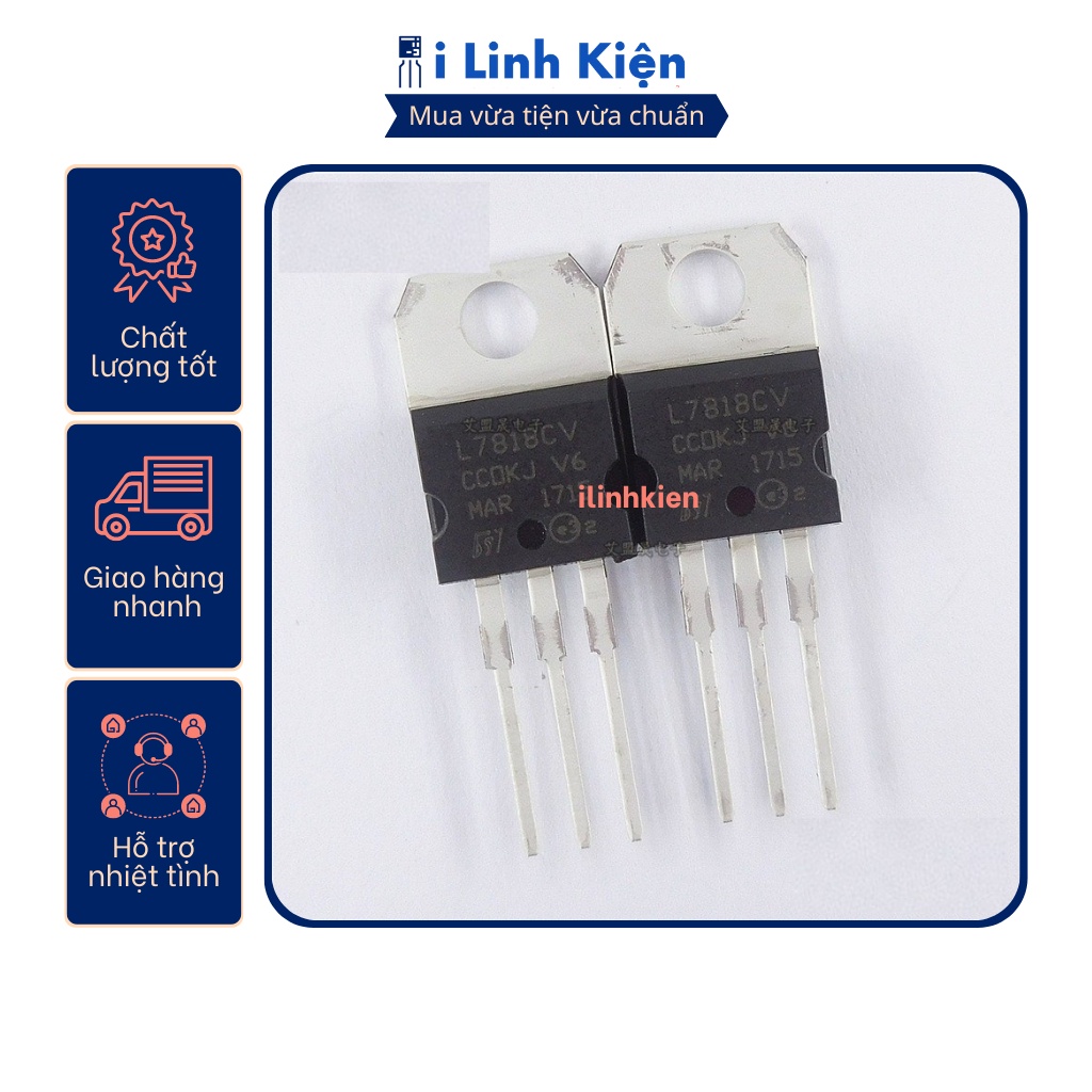 Ic nguồn L7818CV 1.5A 18V TO-220