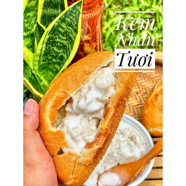 Kem nhãn tươi - hộp 500gr (giao tphcm)