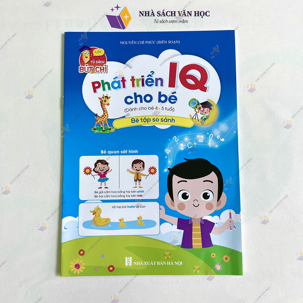 Sách - Phát Triển IQ Cho Bé - Dành Cho Bé 4-5 Tuổi (Túi 8 Cuốn)