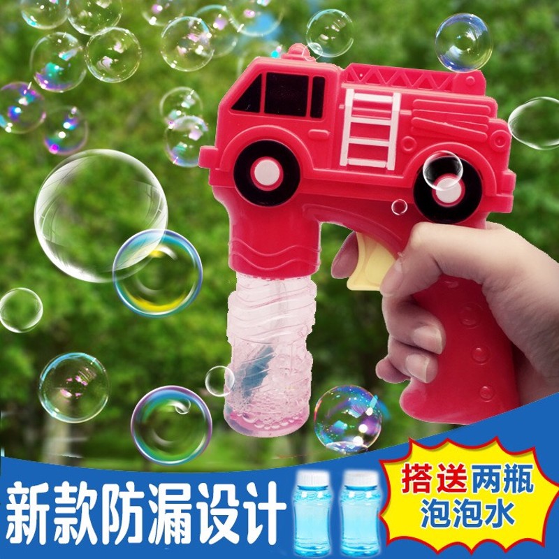 [HCM]Đồ chơi xe cứu hỏa thổi bong bóng  do choi thoi bong bong đồ chơi thổi bong bóng