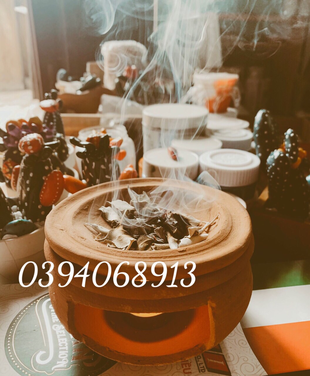 Bếp đốt bồ kết , thảo mộc ( xả chanh bưởi... ) size 15cm