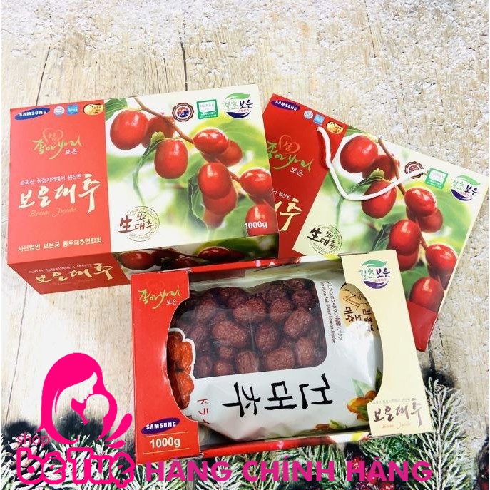 Táo Đỏ Khô Hàn Quốc Boeun Jujube