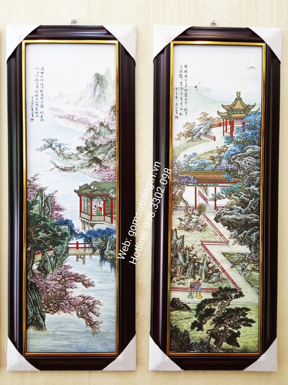 TRANH SỨ SƠN THỦY