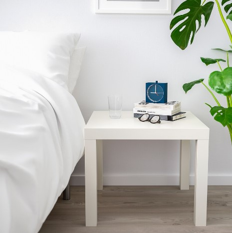 OUTLET BÀN TRÀ COFFE LACK IKEA - TRẮNG 55x55 cm