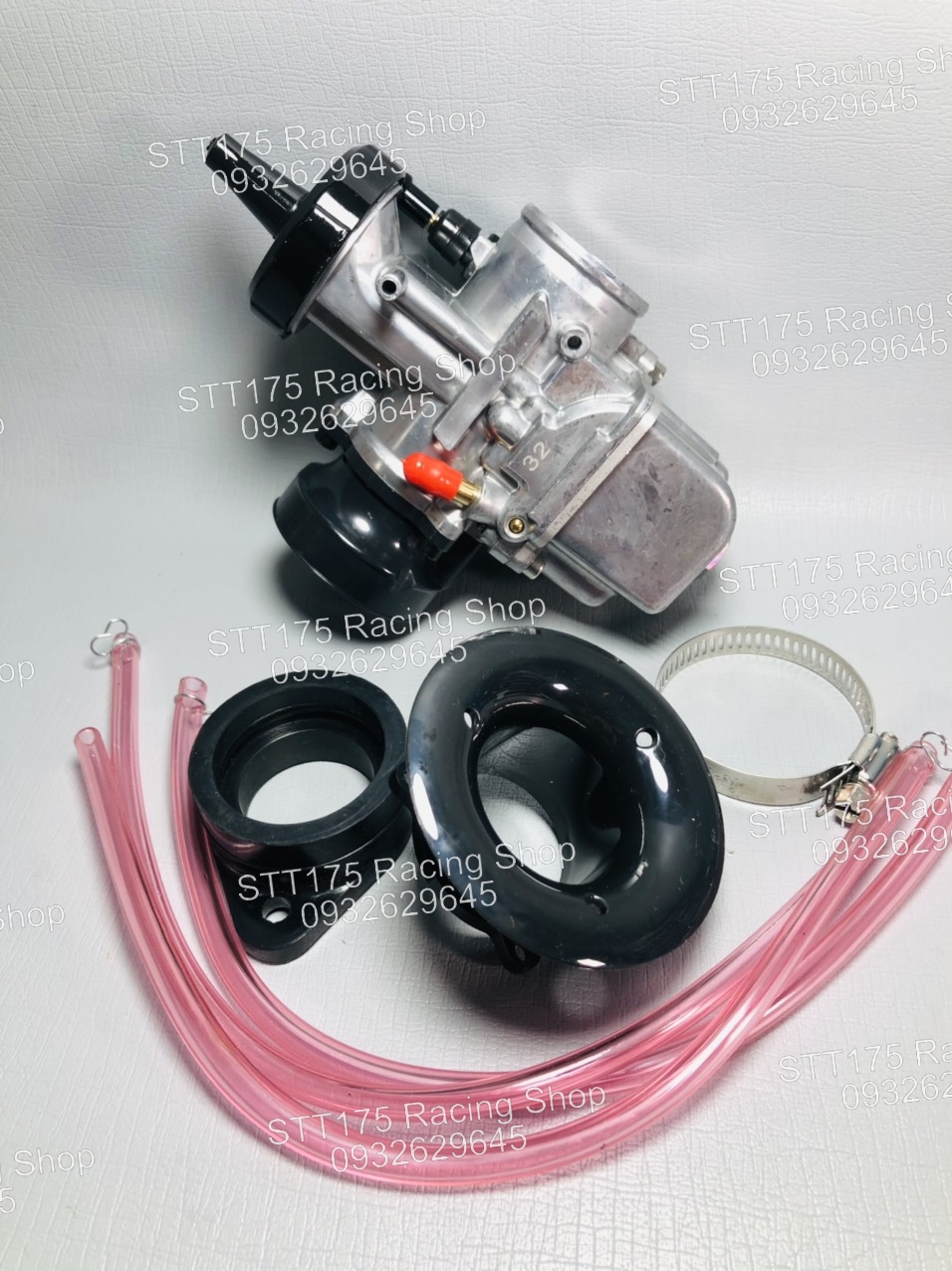 BÌNH XĂNG CON nắp chao KSR - Họng 32mm