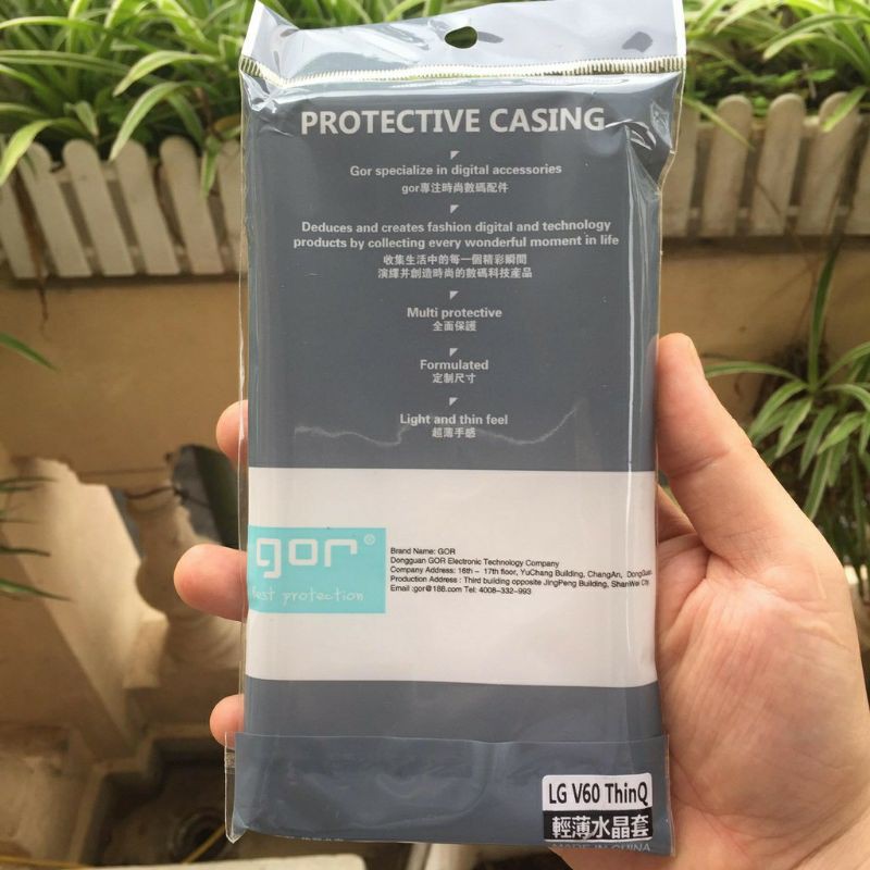 Ốp silicon dẻo gor lg v60 cao cấp trong suốt