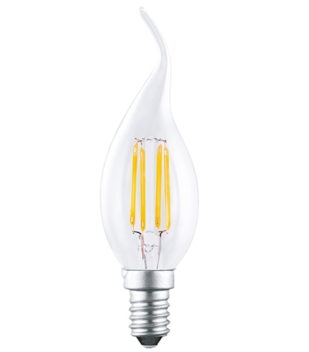 bóng đèn Led Edison C35 4W hình quả nhót đui E14