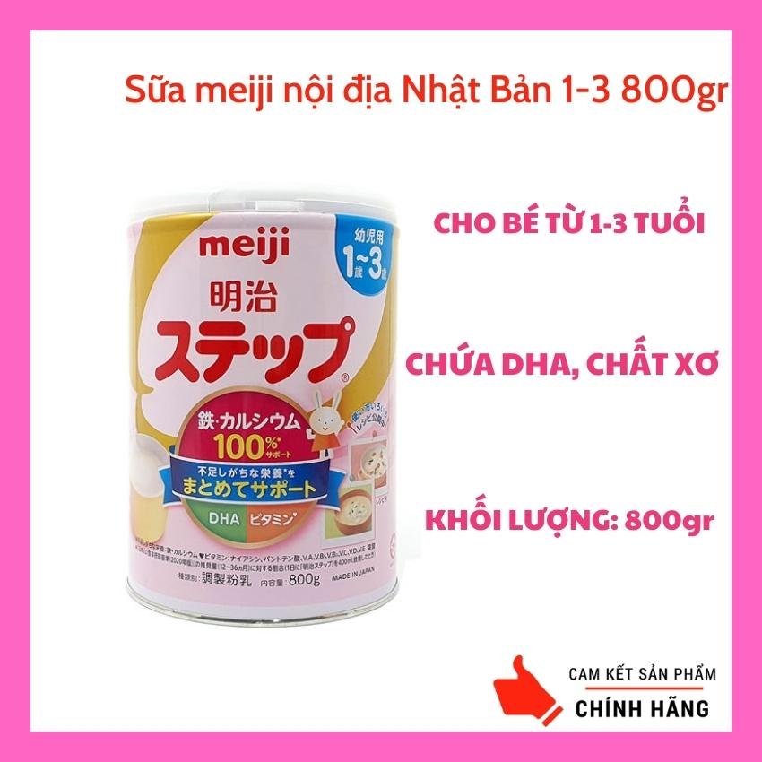 Sữa Meiji Nhật Bản Số 9 800g Cho Bé 1-3 tuổi, Sữa Nhật, Sữa Tăng Cân Cho Bé
