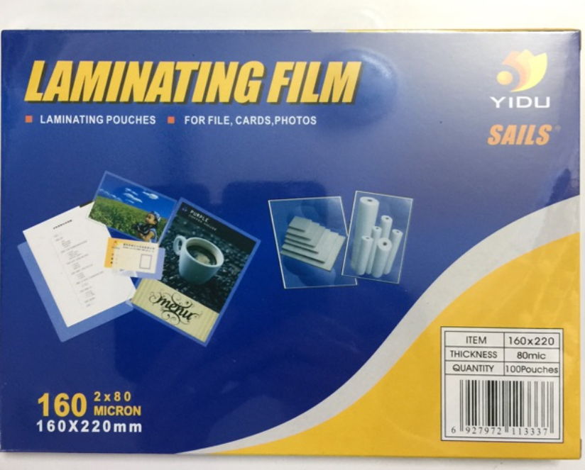 Nhựa ép plastic A5 80Mic Yidu chính hãng ( hộp 100 tờ )