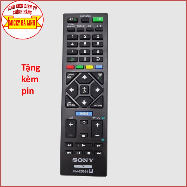 Điều khiển tivi SONY, dùng cho tivi sony từ 29inch đến 65 inch 054