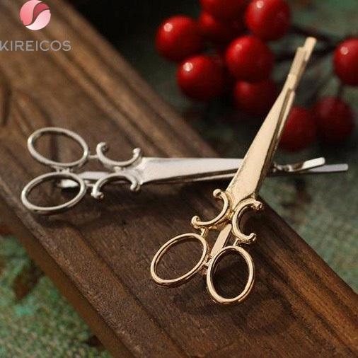 Set 2 Kẹp Tóc Hình Cây Kéo Phong Cách Hàn Quốc Độc Đáo