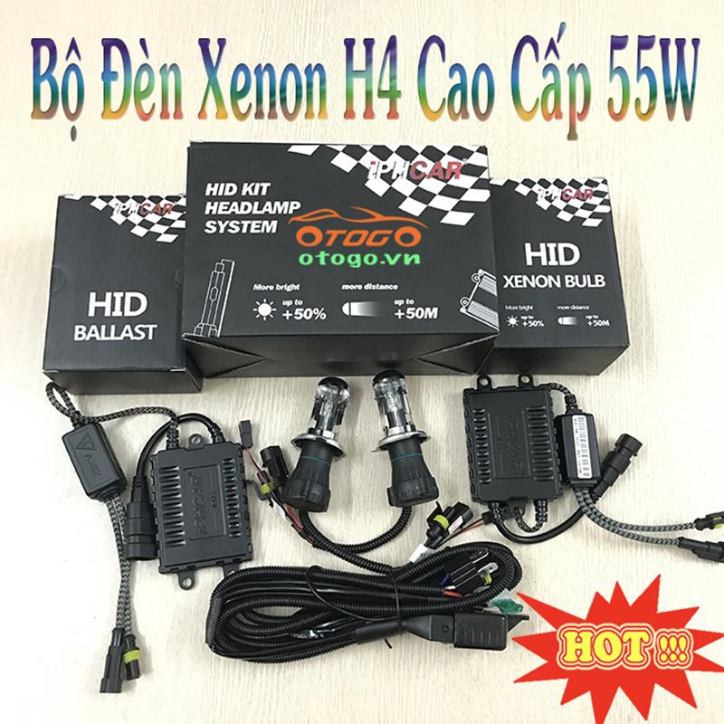 Bộ đèn Xenon H4 Cao Cấp 55W có Pha Cos