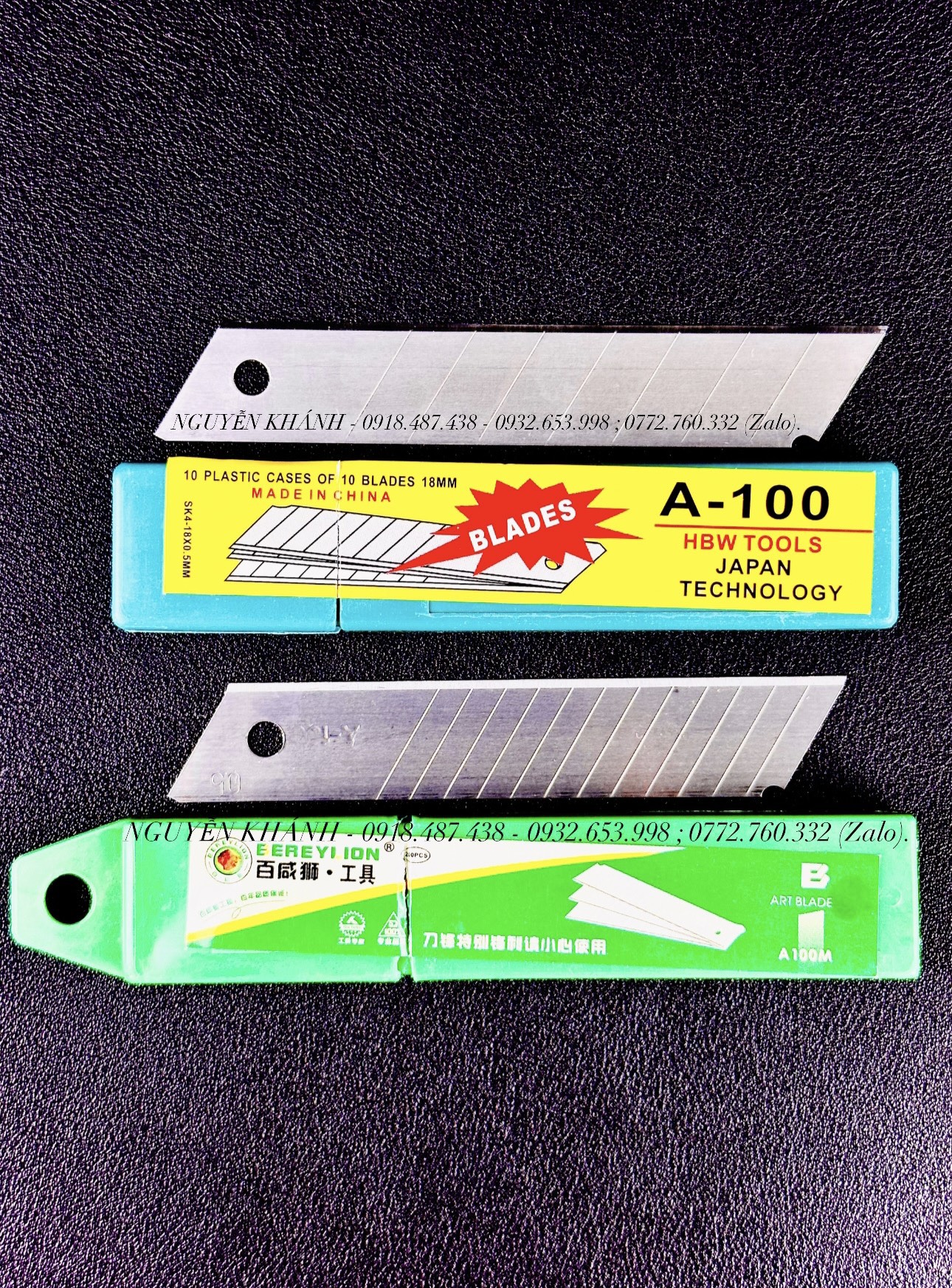 Lưỡi dao rọc giấy (10 lưỡi)