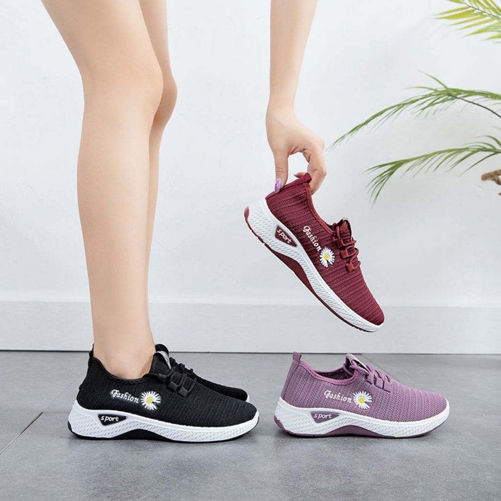 Giày thể thao hoa cúc nữ F01