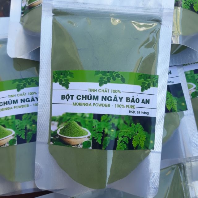 Bột chùm ngây sấy lạnh cho bé ăn dặm
