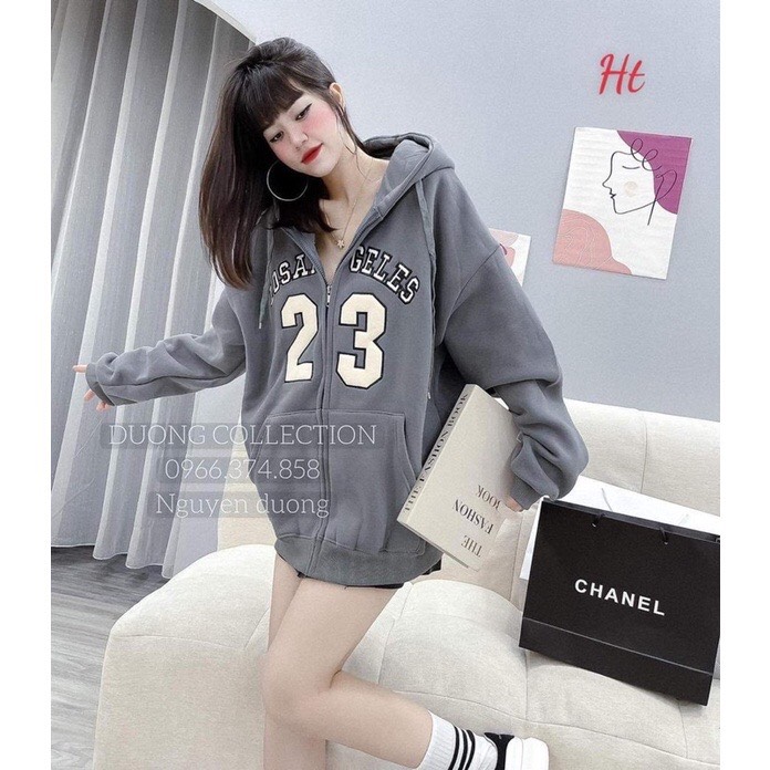 Áo khoá nỉ cooton LOS 23 HT12
