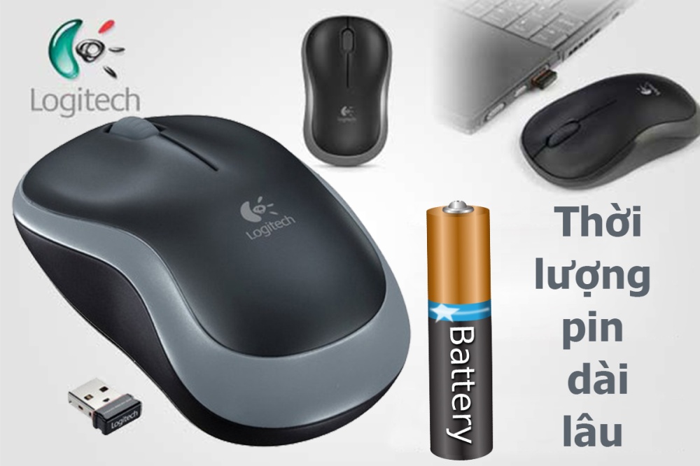 Chuột Không Dây Logitech B175 - Hàng Chính Hãng