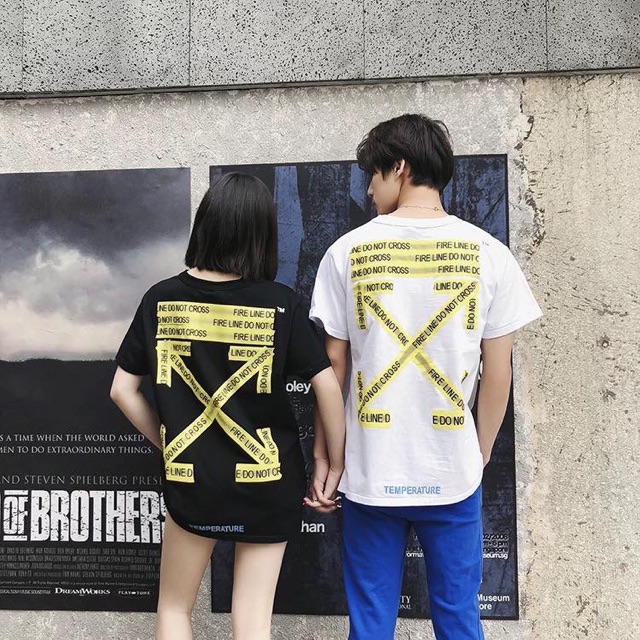 [HCM]Áo OFF-WHITE Đen Vàng